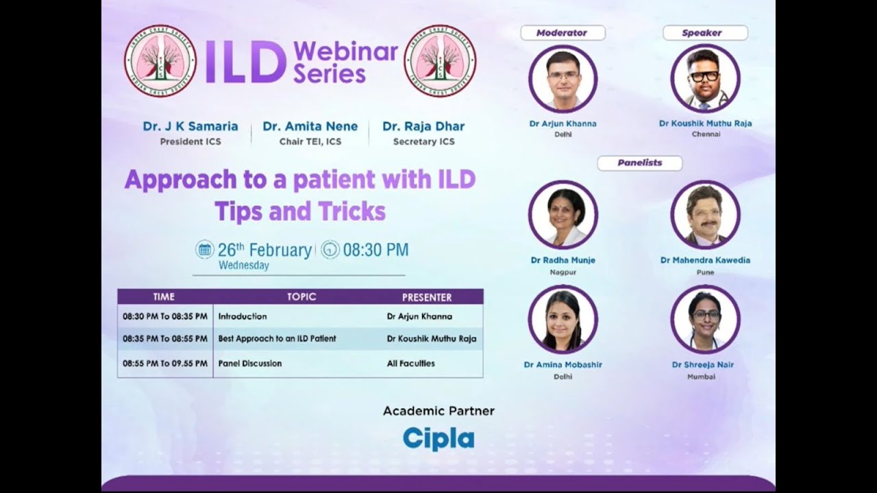 ICS Webinar on Approach to a patient with ILD