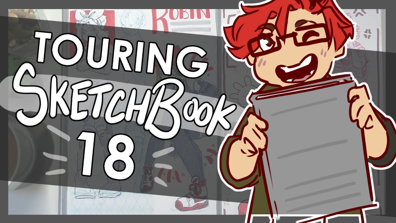 I FINISHED THIS SOONER THAN EXPECTED | Sketchbook 18 Tour
