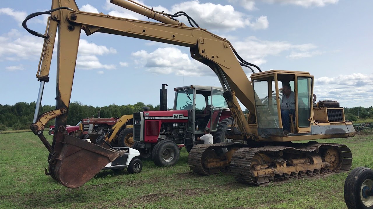Massey Ferguson 450S Excavator at David Long Retirement Auction