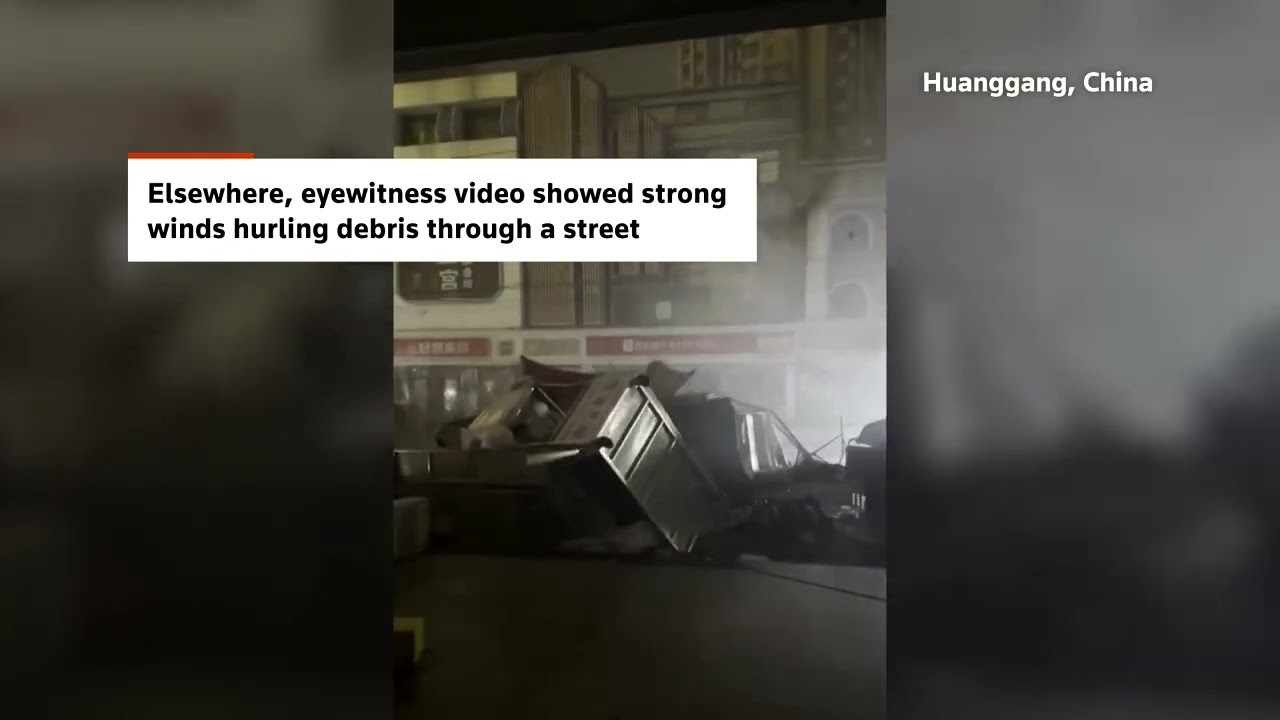 Lethal tornado, strong winds barrel through China's Hubei