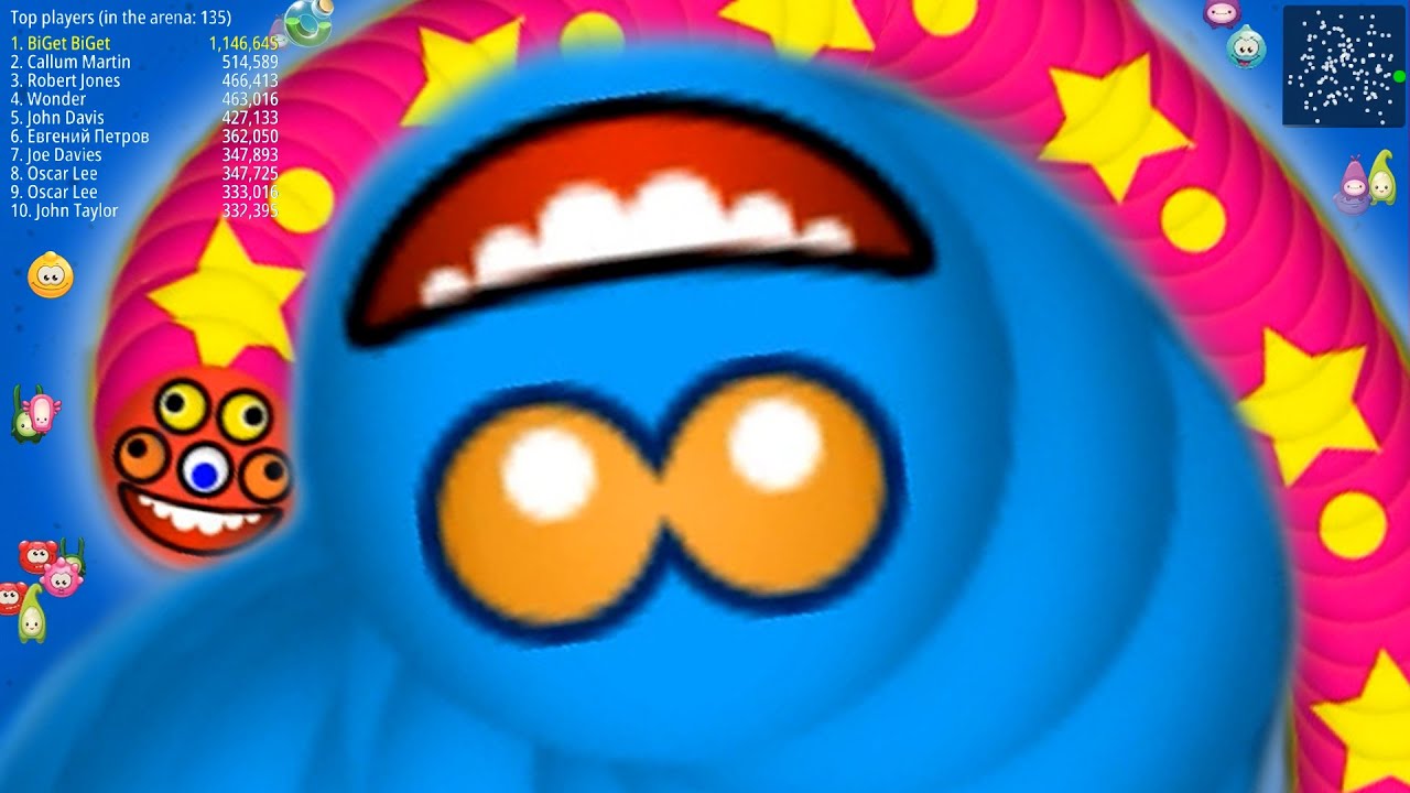 WormsZone.io The Pro Slither Snake Top 01 /Best World Record Snake Epic WormsZoneio  #19