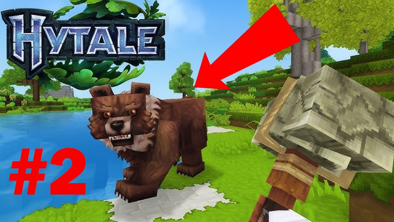Епична битка с мечка в  Hytale! #2