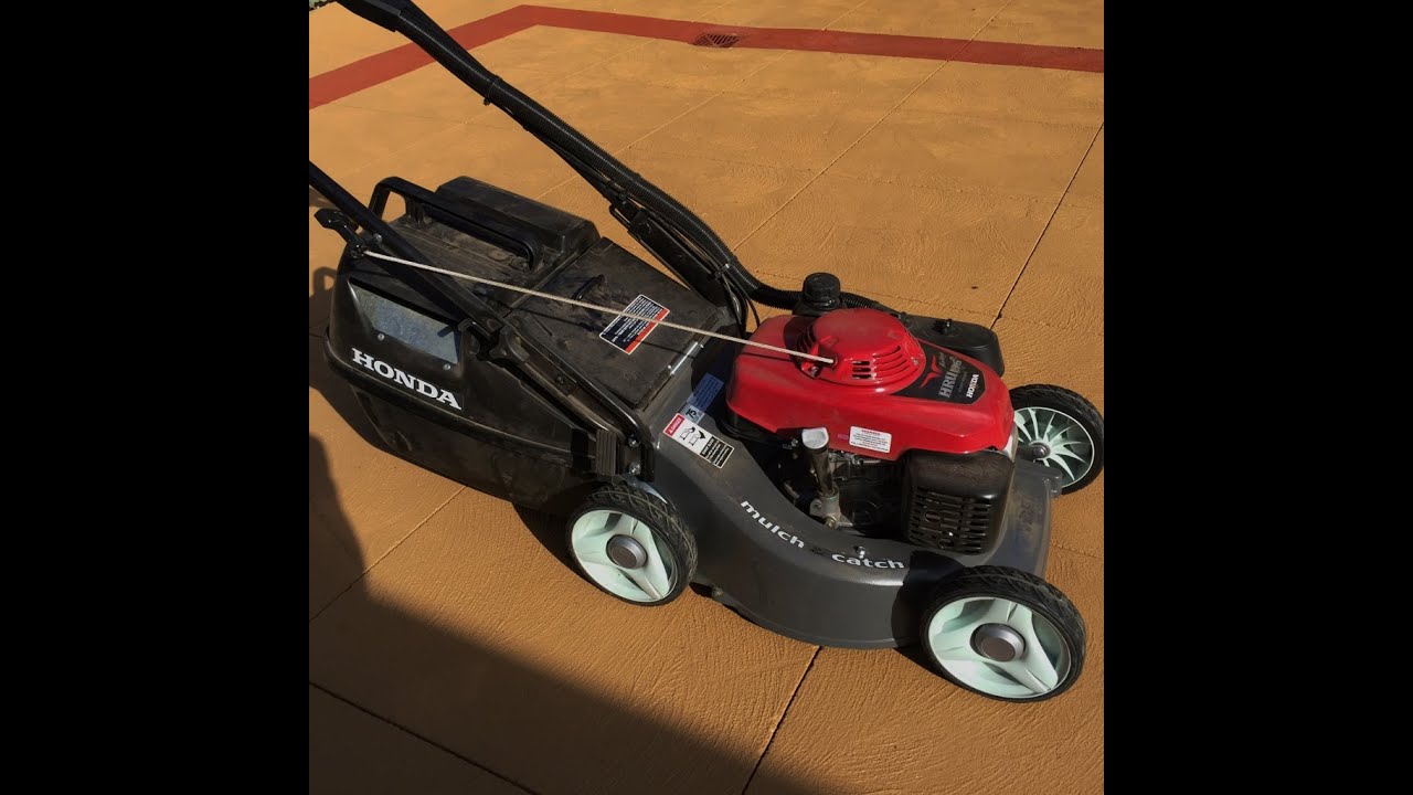 2016 Honda HRU 196 Heritage Easy Start Lawn Mower Review