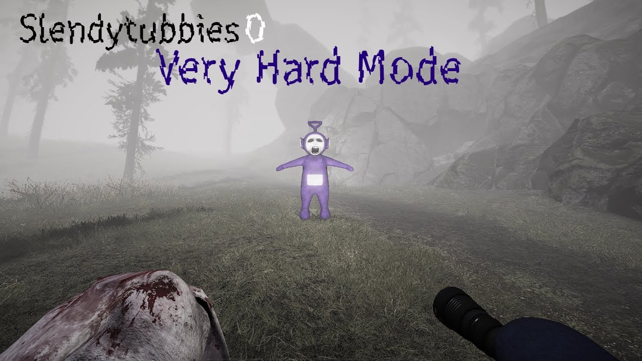 Slendytubbies 0 (Very hard mode gameplay😔)