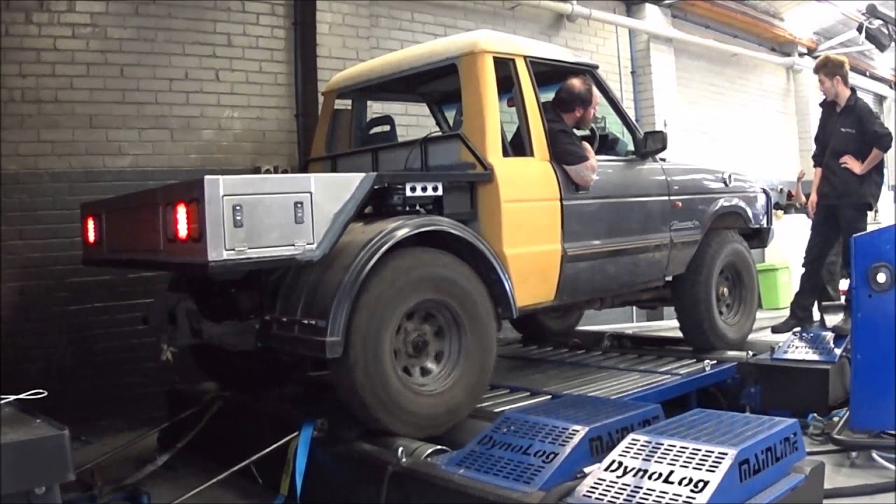 Land Rover Twin Turbo V8 Ute Project - First Dyno Tune