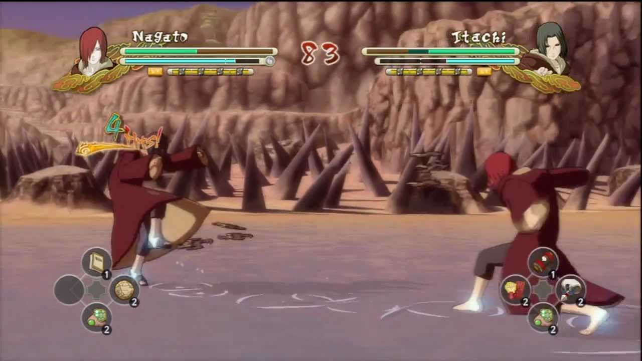 Naruto Shippuden Ultimate Ninja Storm 3 - Nagato Vs Itachi Uchiha