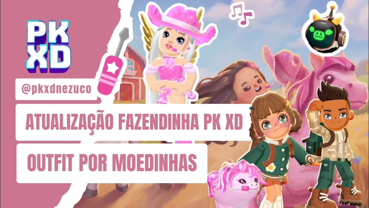 FAZENDINHA PK XD + Novidades da lojinha + Corrida de cavalos e novos desafios .
