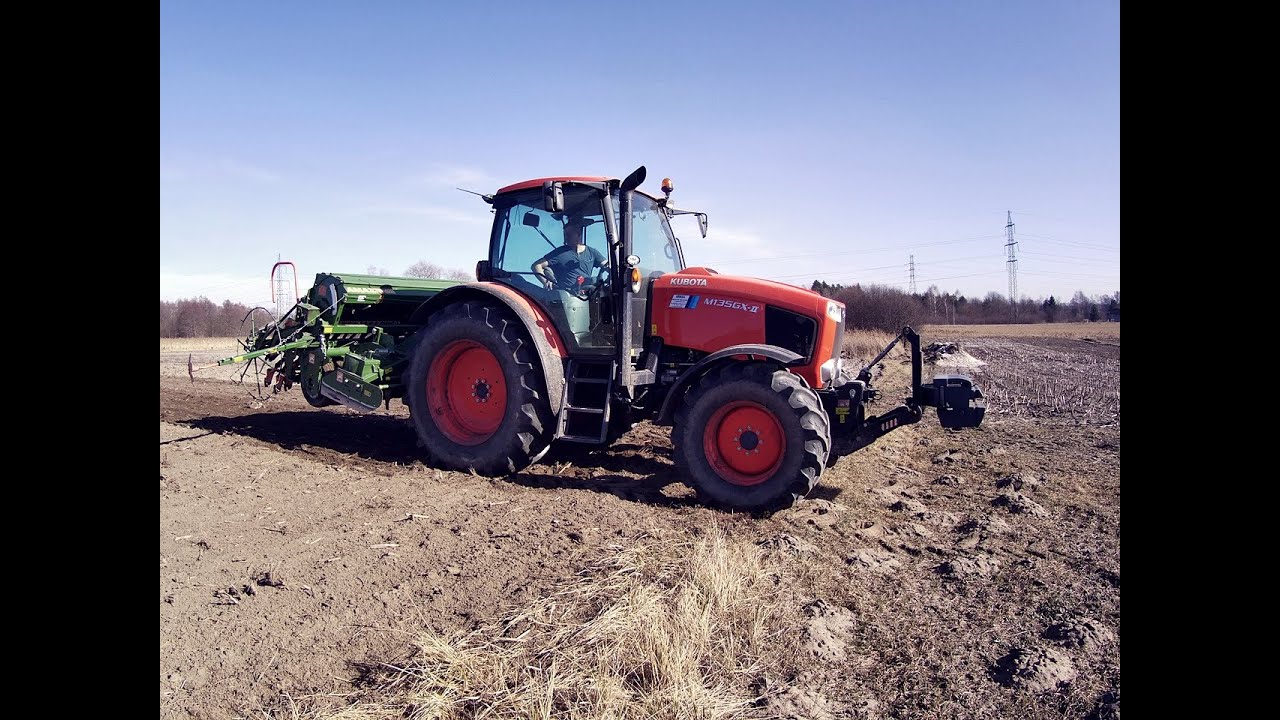 SIEW OWSA 2025 / GR KONOWSKI / KUBOTA M135GX - II / AMAZONE AD302 / ROZPOCZĘCIE SEZONU 2025