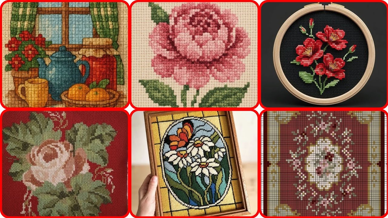 Fabulous 👌 cross stitch embroidery design #2025 #crossstitchdesign 
