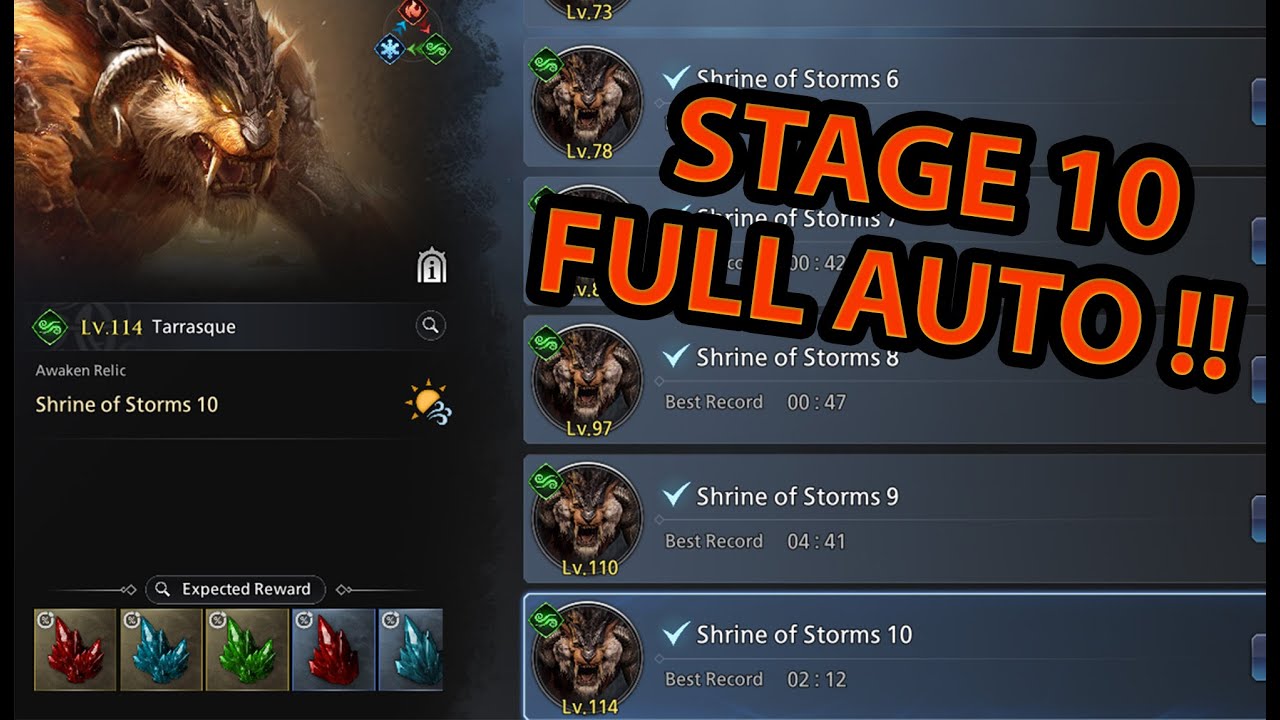 TARRASQUE STAGE 10 ON AUTO GUIDE !! NOT F2P King Arthur: Legend rise