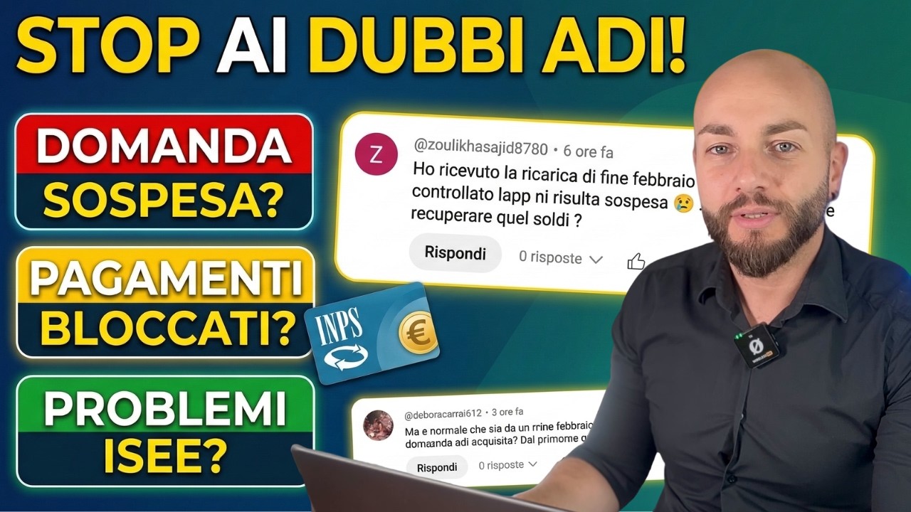 📌 ADI Marzo 2026: Problemi con ISEE e Rinnovi? Ecco cosa sta succedendo.