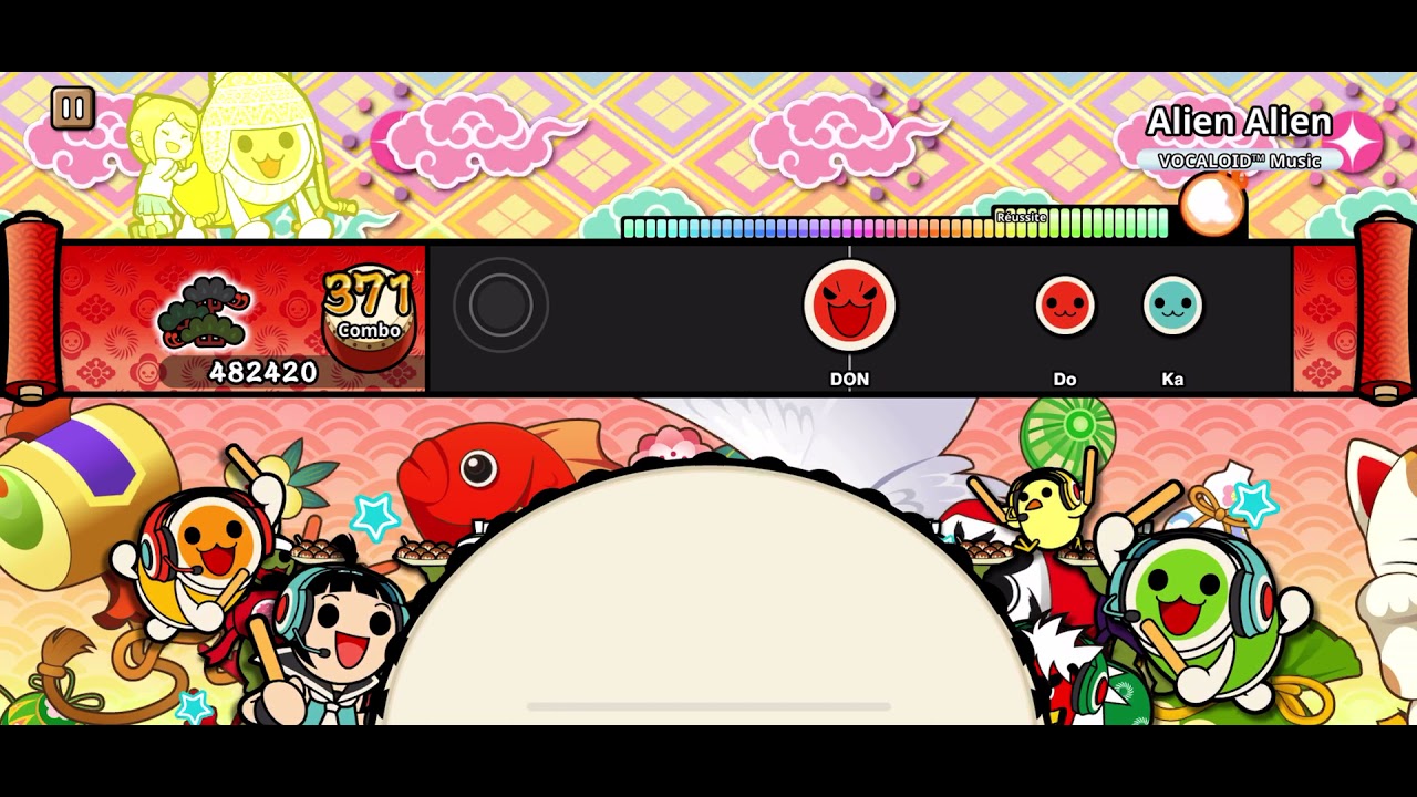 Taiko no Tatsujin Pop Tap Beat - Alien Alien - Hard - Full Combo