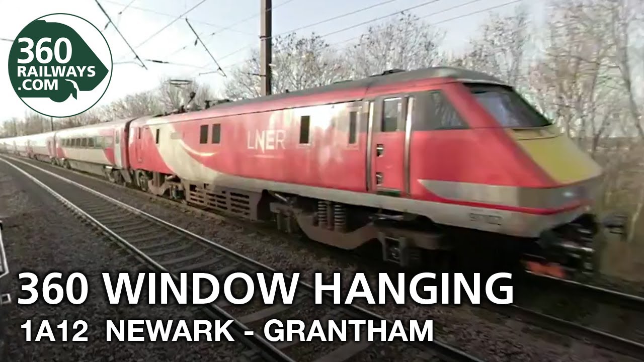 1A12 Newark to Grantham by HST in 360º (View in 4K)
