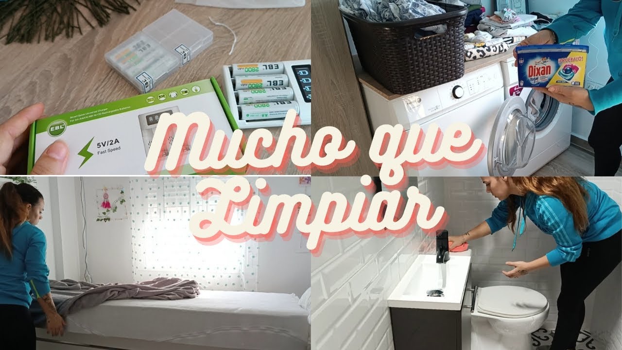 Mucho que limpiar y poco tiempo// os enseño un nuevo producto🔋🪫EBL