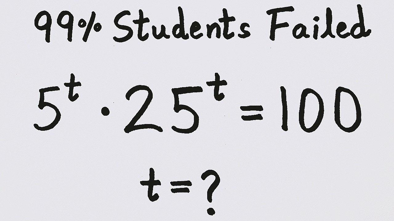 Solving a 'Stanford' University entrance exam | t=?