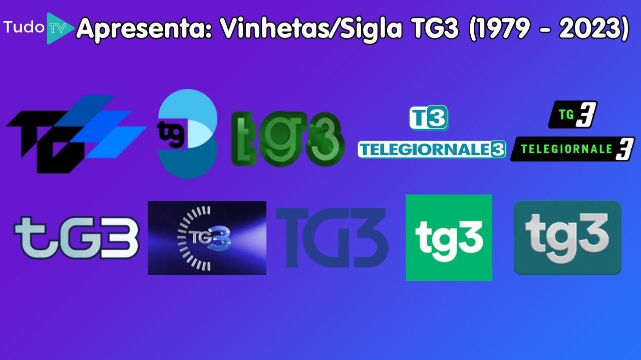 Cronologia #133: Vinhetas TG3 (1979 - 2023)