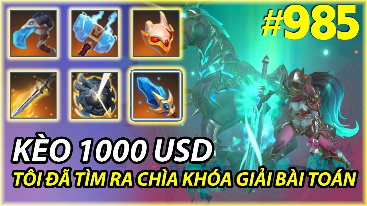 CONTENT 1000 USD : TUẤN CƠM Đ&Atilde; T&Igrave;M RA CH&Igrave;A KH&Oacute;A GIẢI B&Agrave;I TO&Aacute;N | AUTO CHESS MOBILE 985