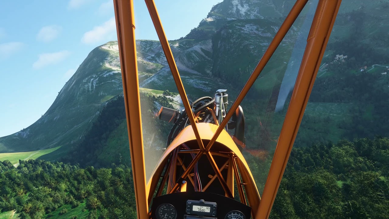 Testing the Top Rudder 103 Solo Ultralight at La Salette. Microsoft Flight Simulator