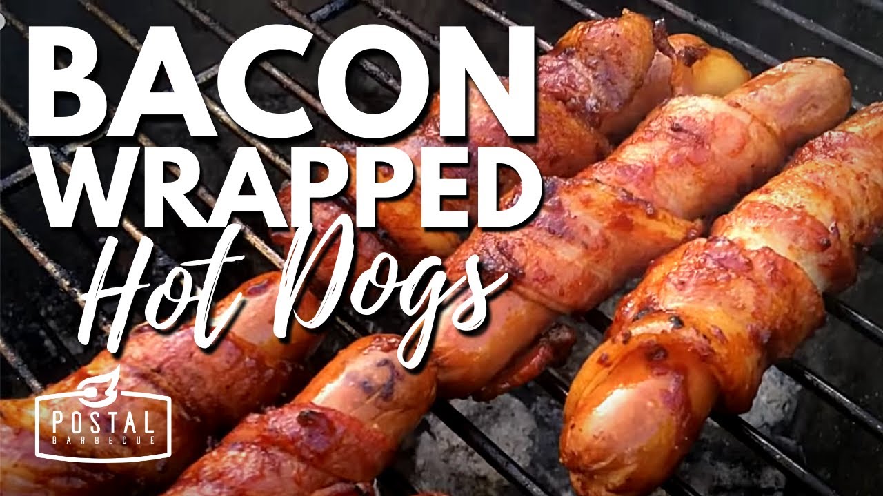 Bacon Wrapped Hot Dogs on the BBQ | Cooking With Bacon