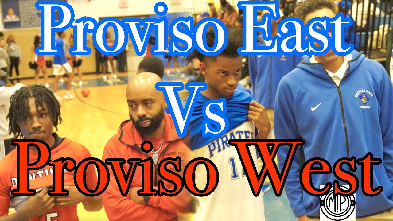 Proviso East vs Proviso West 22’23🏀Season! Thriller! #highschoolhoops #bemajorsportsmp #mptv