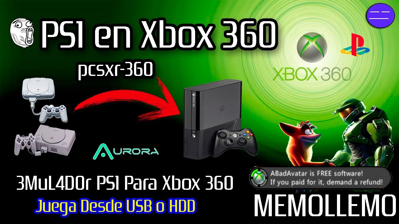 Jugar PSX / PS1 en Xbox 360 | AbadAvatar USB |