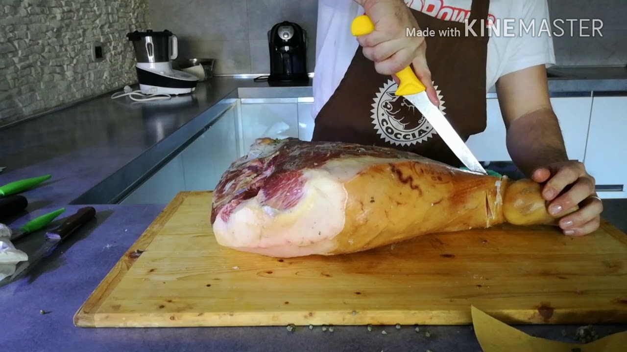 Come disossare un prosciutto igp di Norcia