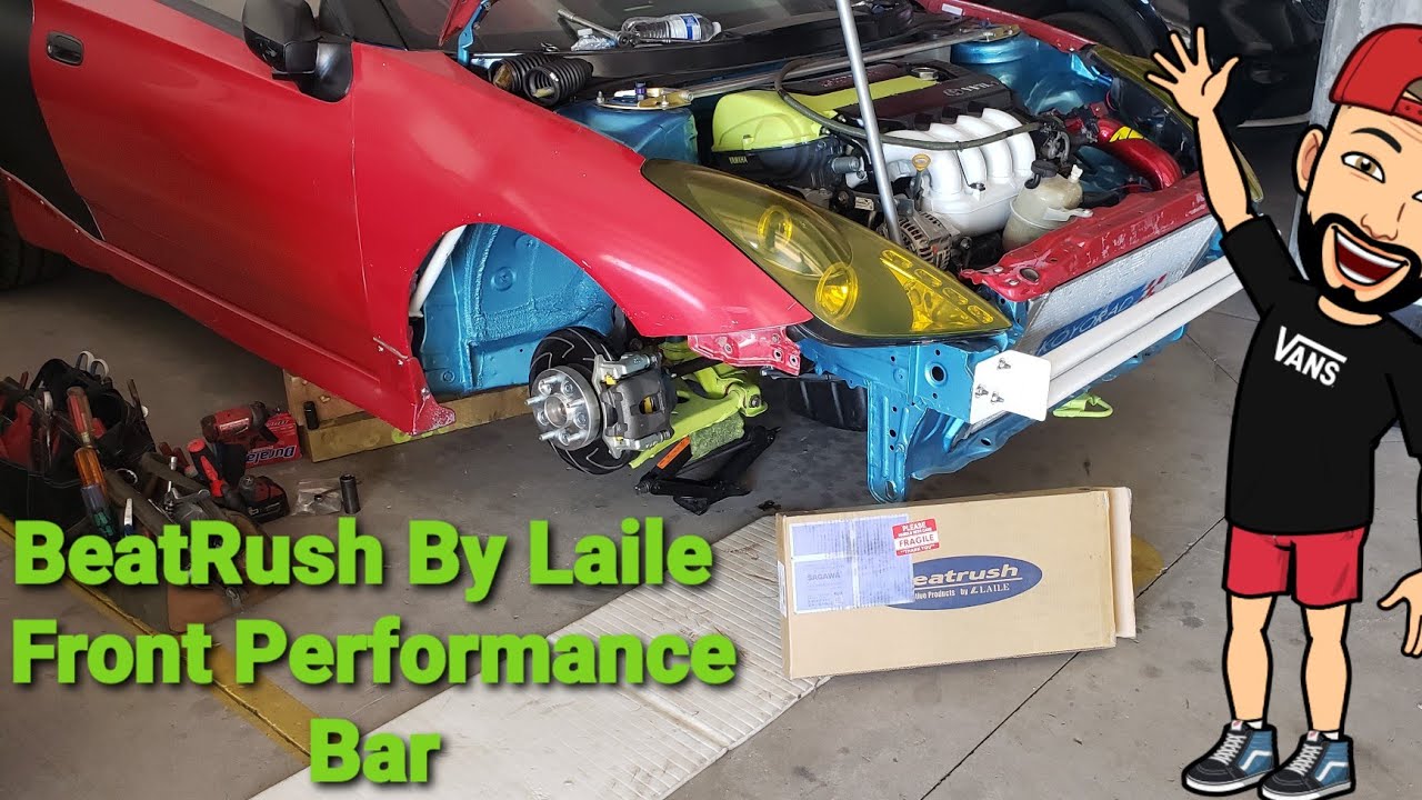 BeatRush by Laile Front Performance Bar Zzt23 Toyota Celica 00-05 Install