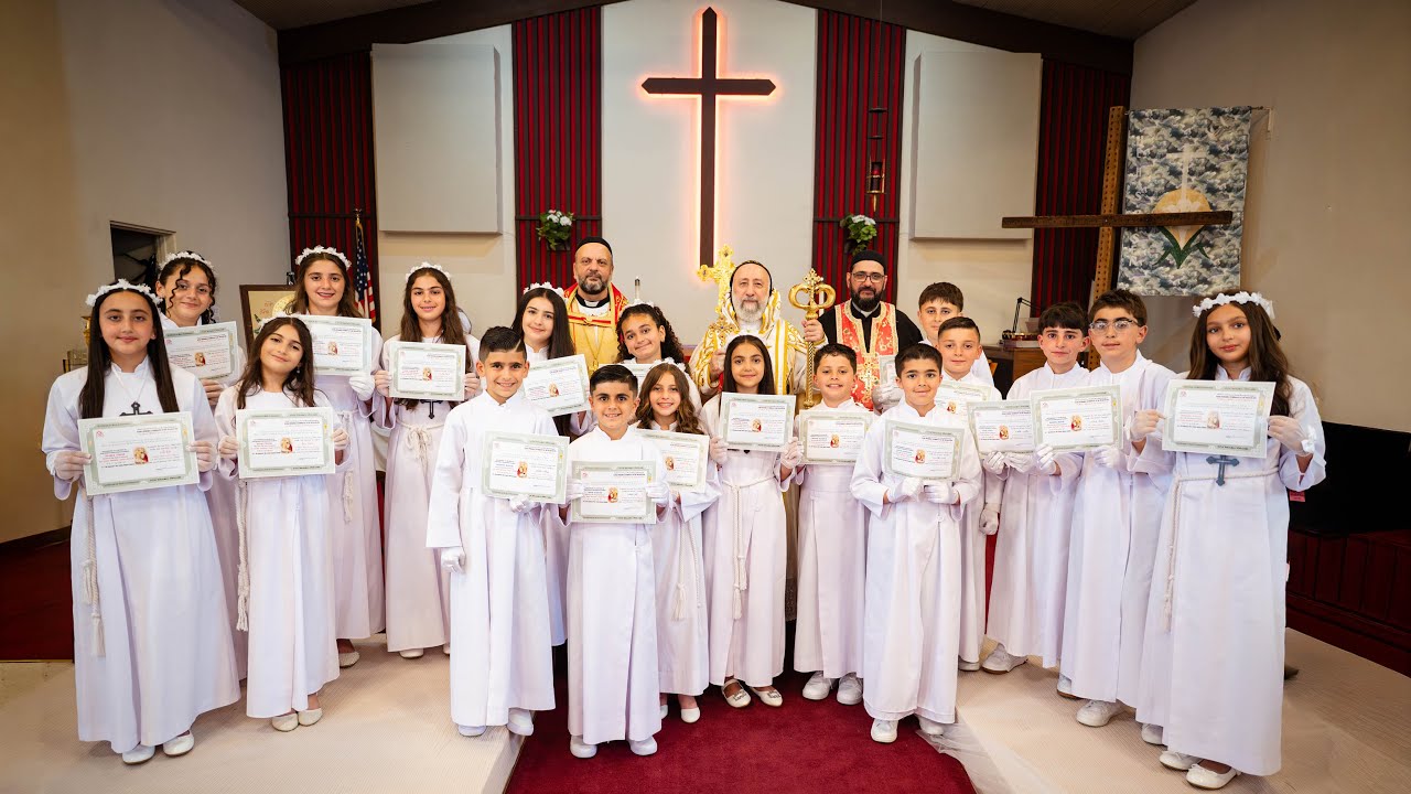 The First Communion @ Virgin Mary Mother of the Light Syriac Orthodox Church