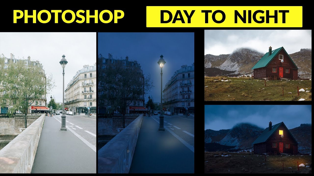 Turn Day to Night in Photoshop with Lighting Effect