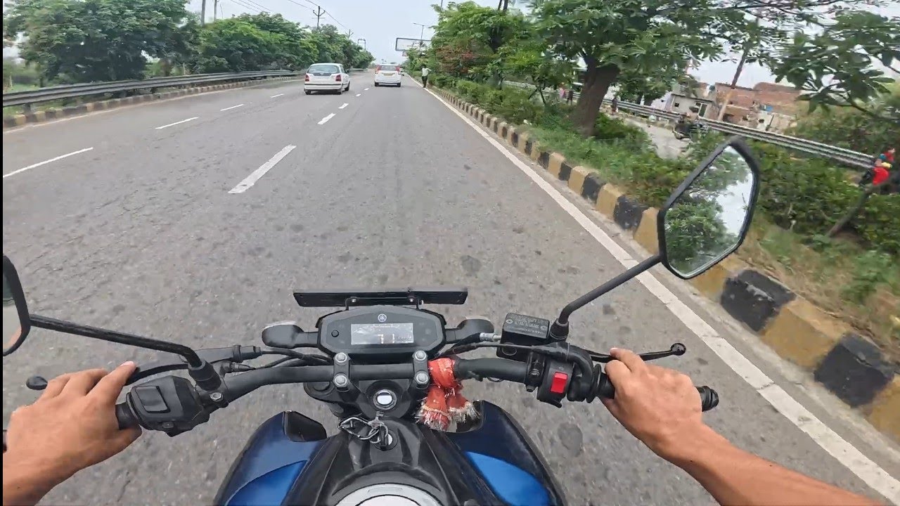 Yamaha FZS FI V3 | My First Motorcycle Ride & Indian Road Challenge 🇮🇳🚦#fzsv3 #motovlogger #rider