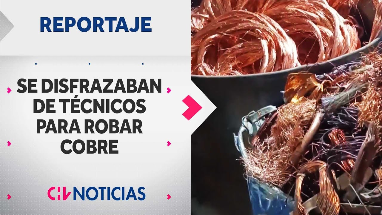 Desmantelan banda que robaba cables de cobre: Se disfrazaban de operarios de telefonía | Reportajes