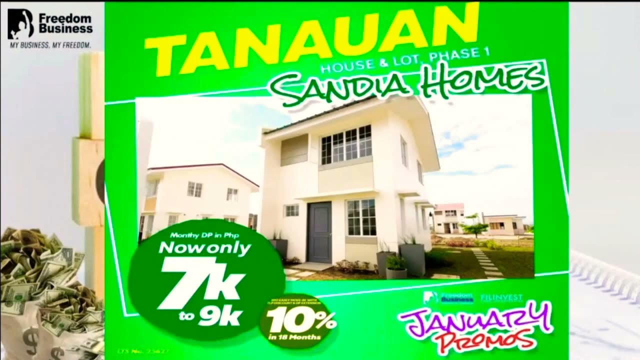 SANDIA HOMES HOUSE &LOT BRGY.CALE,TANAUAN CITY BATANGAS 