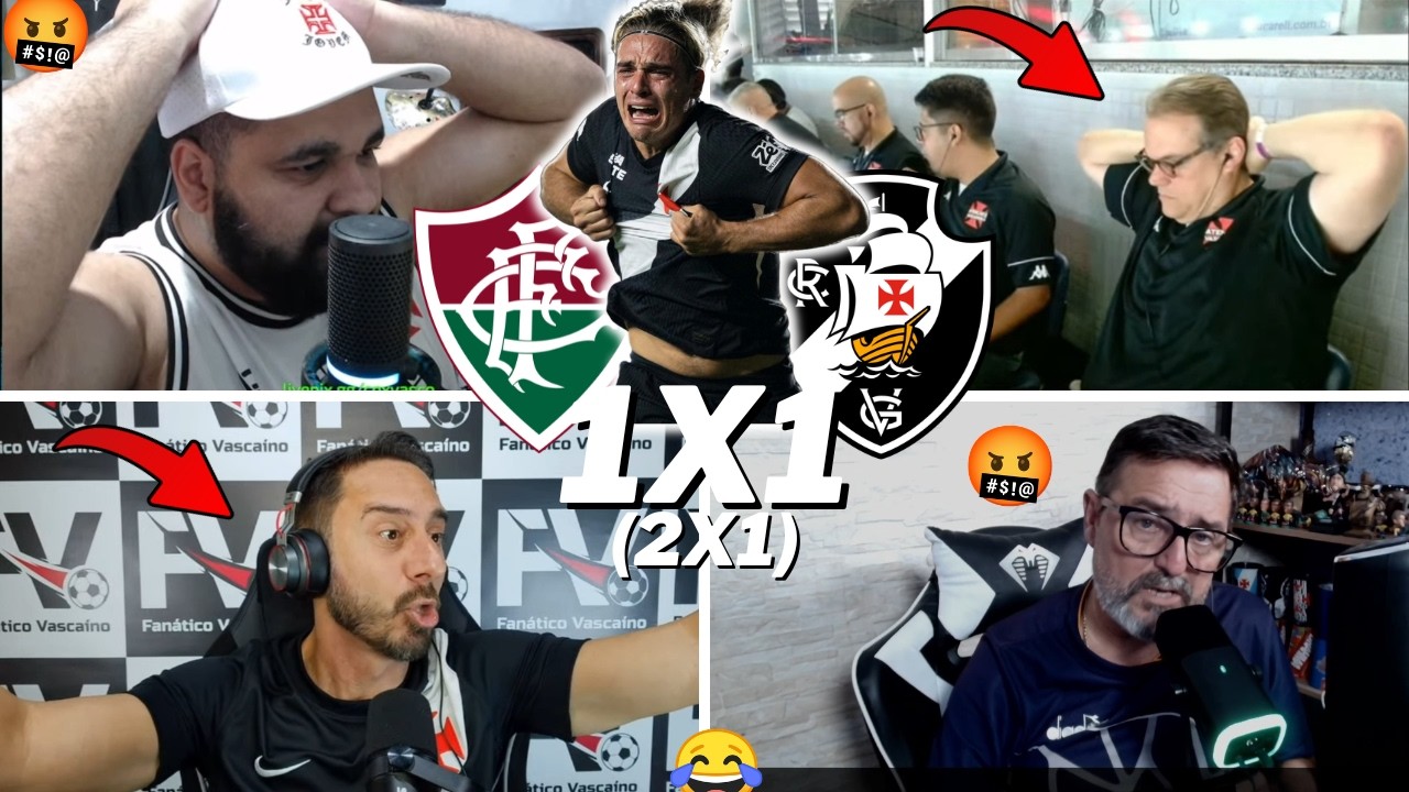 REAÇÕES DOS VASCAINOS ELIMINADOS E TRISTEZA TOTAL | FLUMINENSE 1 X 1 VASCO | CARIOCA 2026- VAMOS RIR
