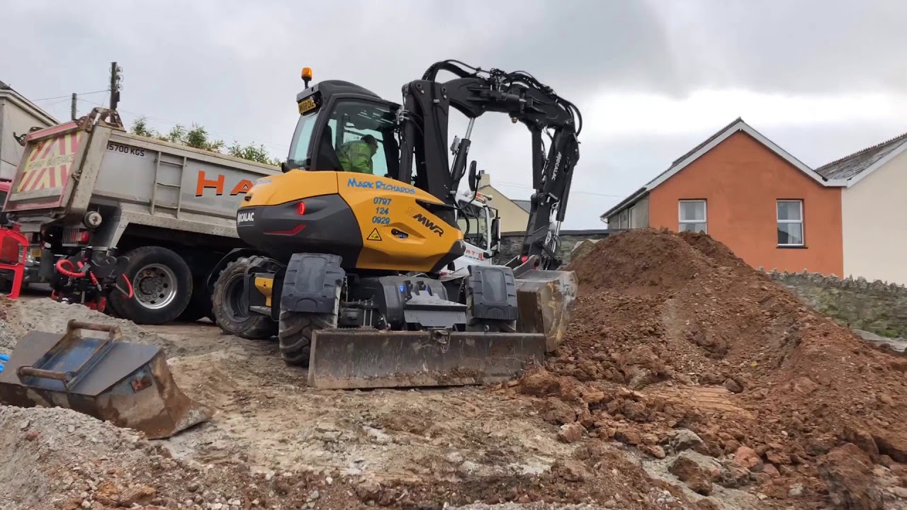 Mark Richards Mecalac 9MWR in action on sites