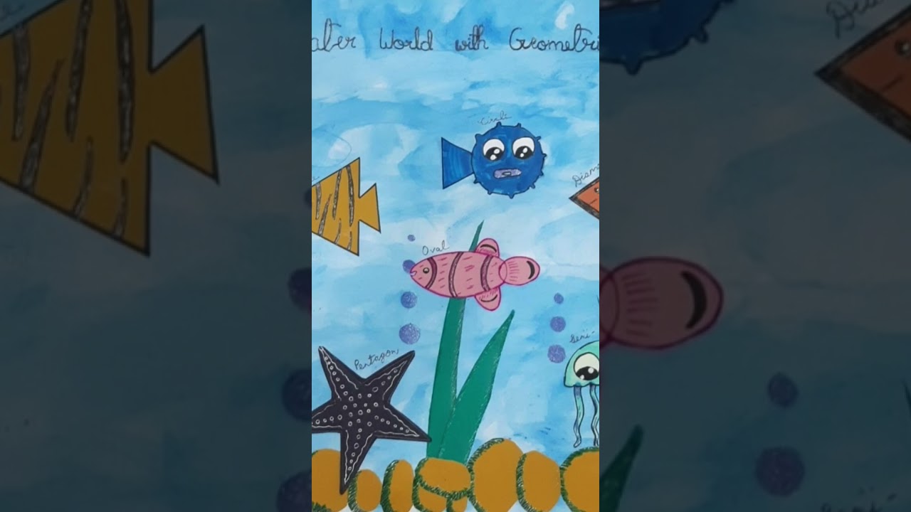 11.46# underwater world with geometric shapes