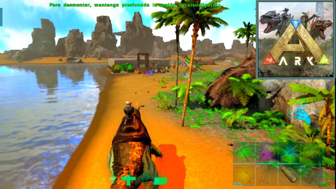 UNA VUELTA ENTERA AL MAPA! (THE ISLAND) #72 | ARK ULTIMATE MOBILE EDITION - ASMR