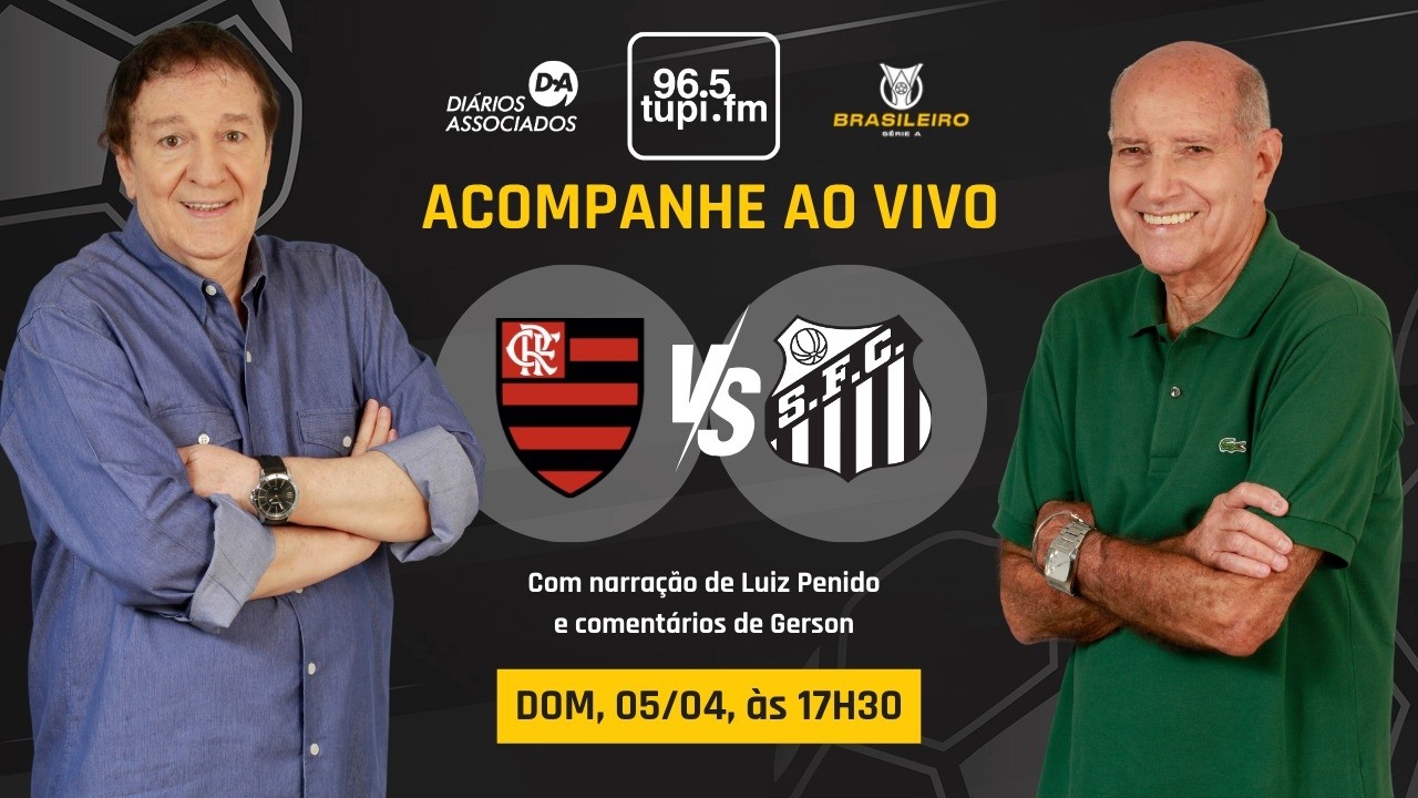 AO VIVO: FLAMENGO 3 X 1 SANTOS | CAMPEONATO BRASILEIRO | 10&ordf; RODADA