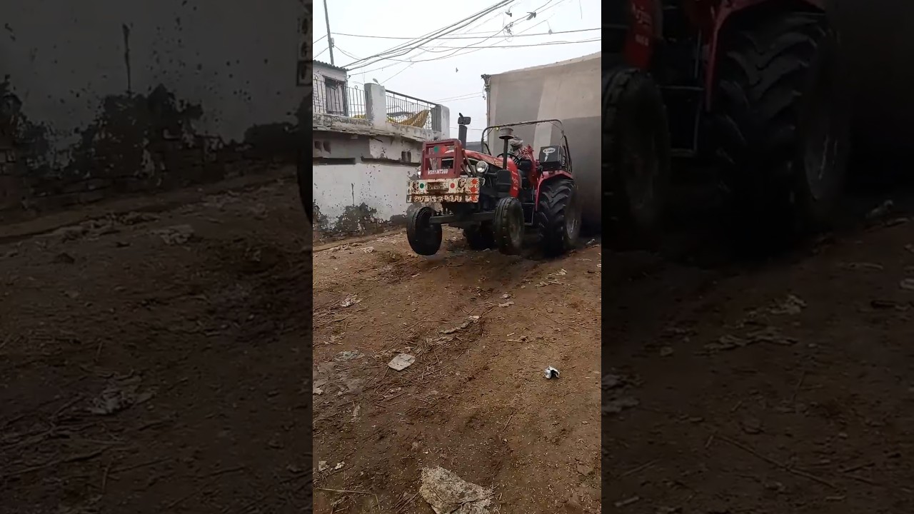 Mahindra Arjun 605 DI Tractor heavy loaded pulling  Trolley Full speed Rescue With Arjun 605 Tractor