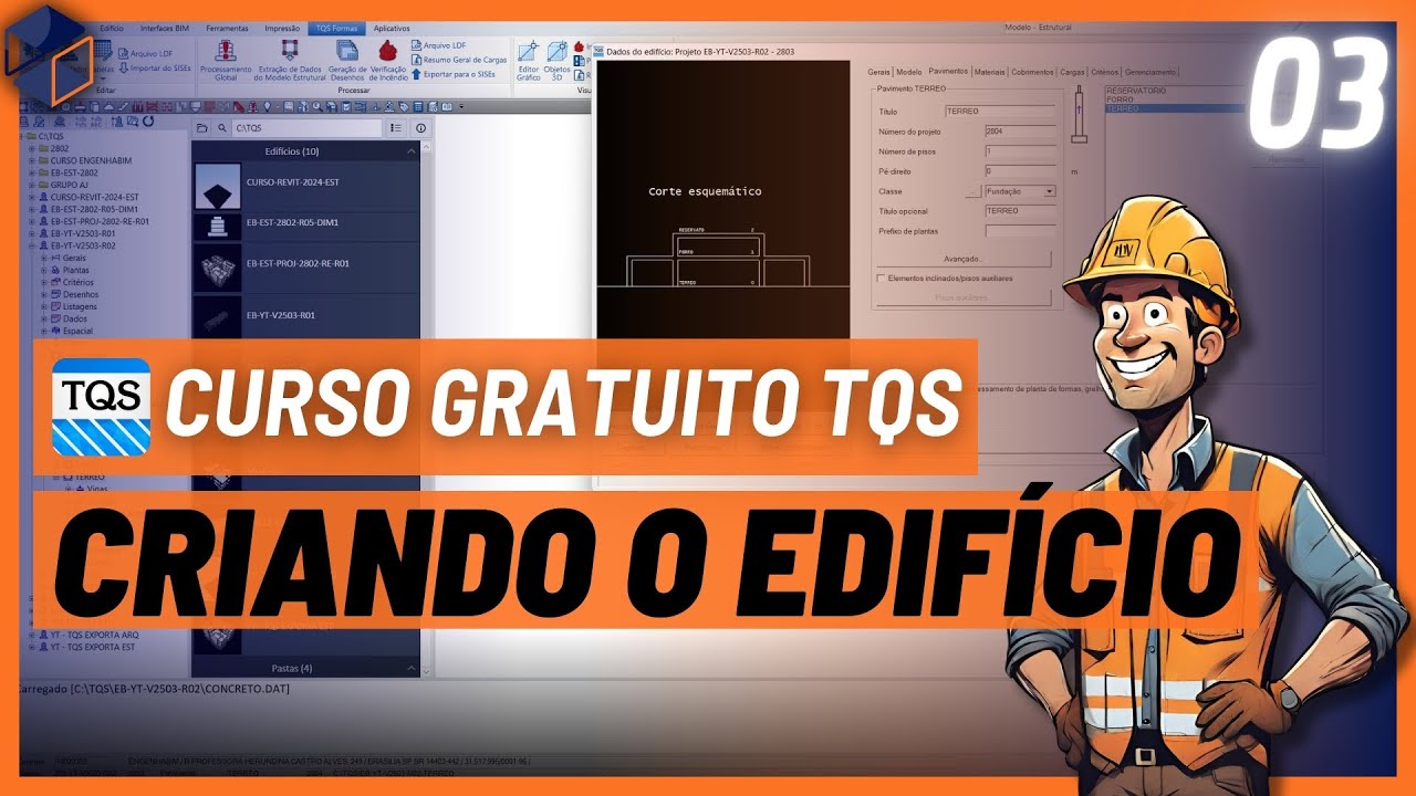 [CURSO TQS] 03 - Criando o Edifício