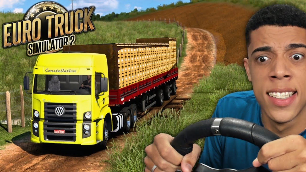 RD NO TOQUE DO CONSTELLATION CARREGADO DE BANANAS! ( CAPOTOU ) - EURO TRUCK SIMULATOR 2 + G920