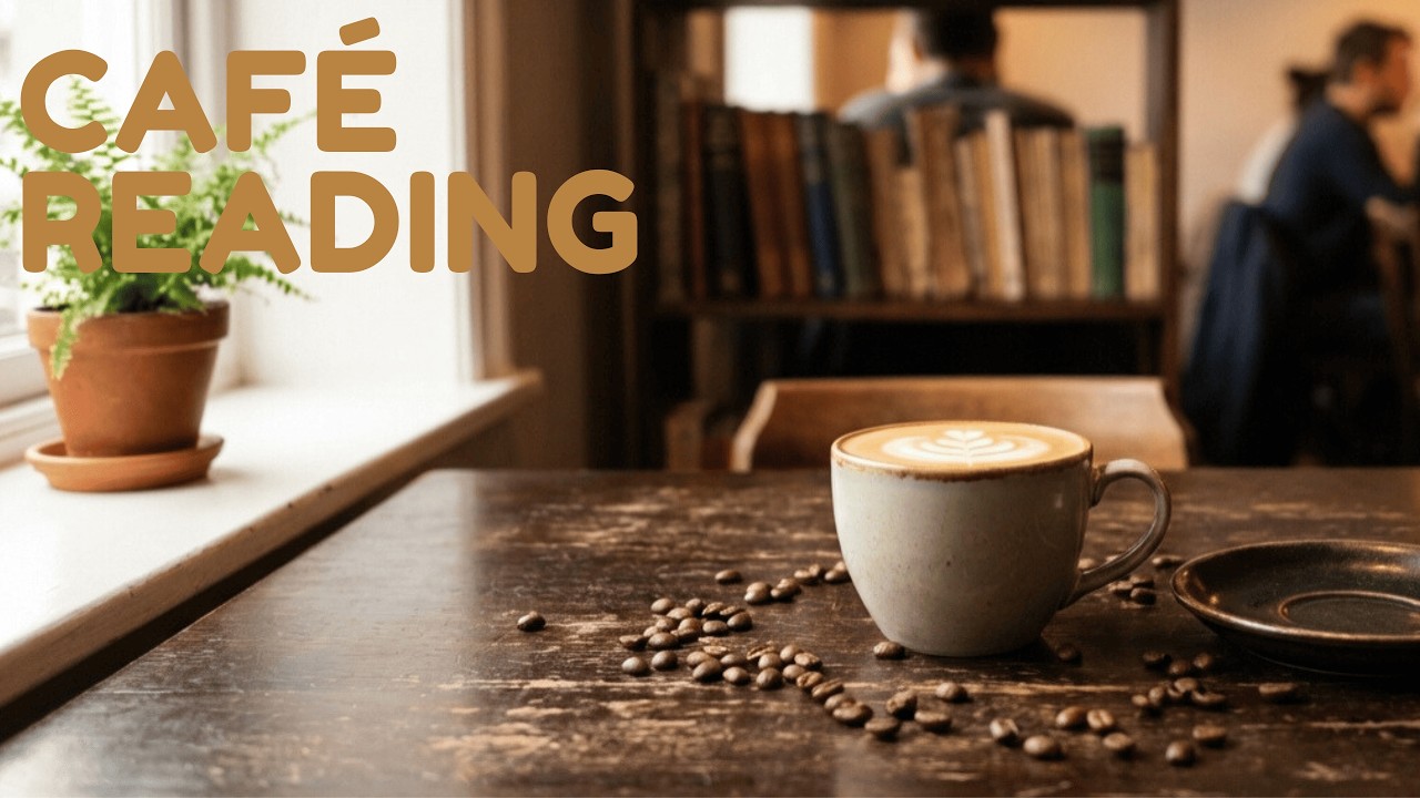 Cozy Café Reading Session | Smooth Jazz R&B for Focused Productivity