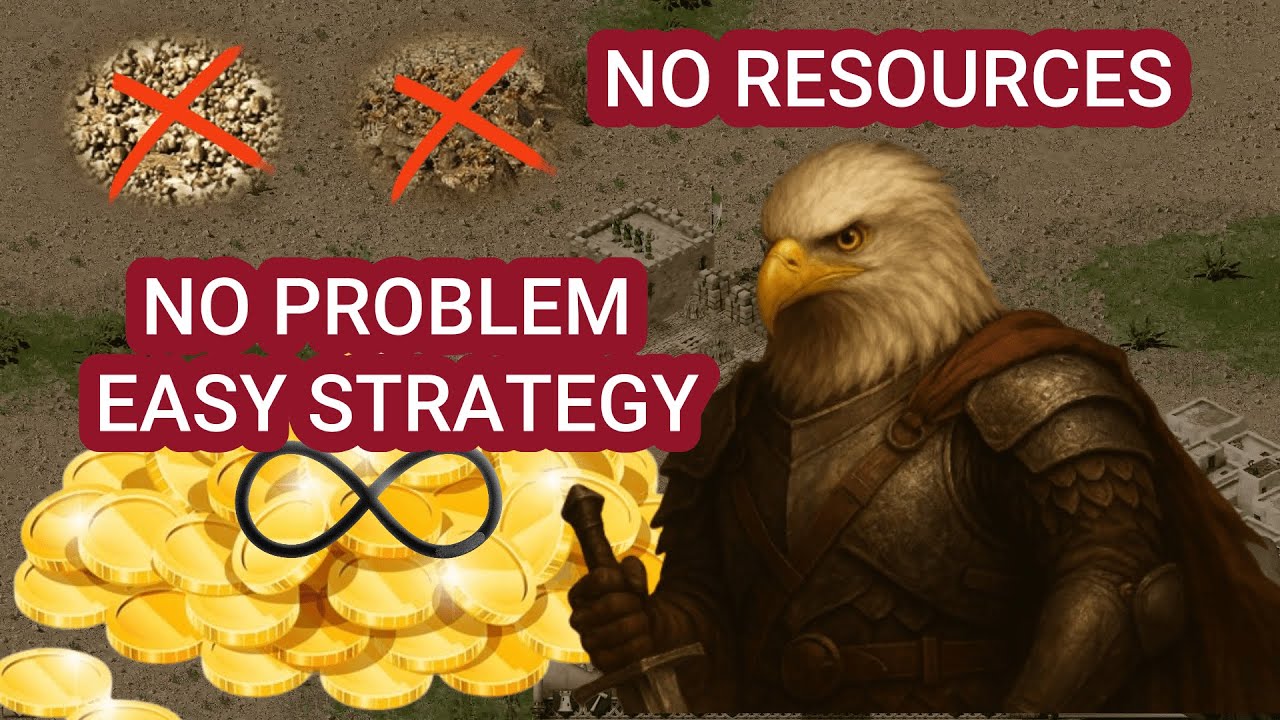 Бесконечное золото БЕЗ читов! | Хитрость для выживания в Stronghold Crusader DE