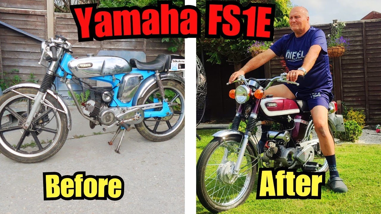 WE REBUILT A 1973 YAMAHA FS1E | YAMAHA FS1E RESTORATION #yamaha #bikelover #classicbike #yamahafs1e