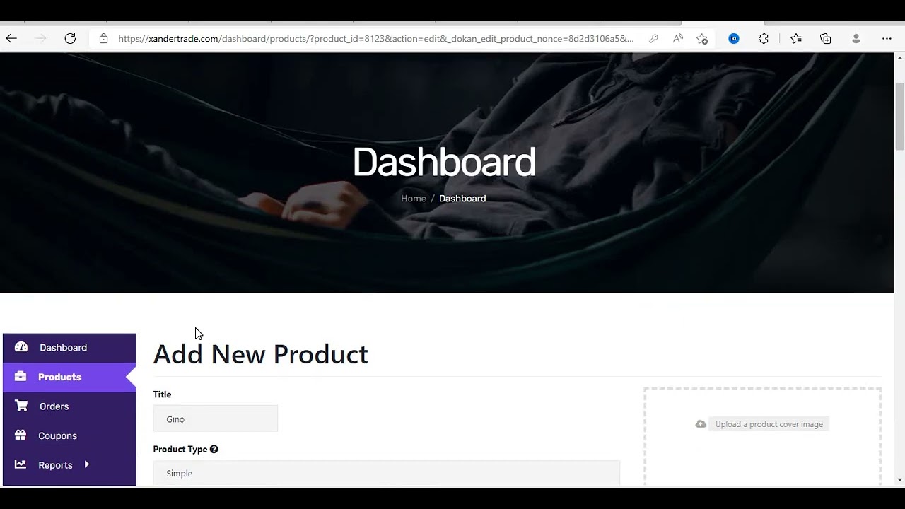 How to upload products on Xander Trade