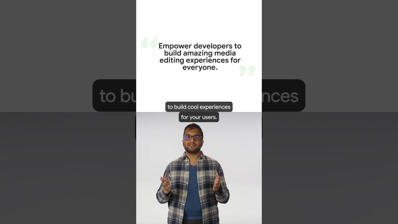 Complement your media editing pipeline with Jetpack Media3 #shorts