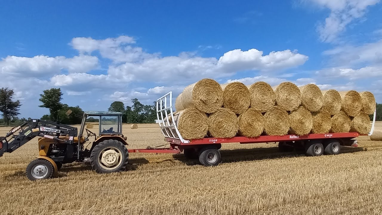 CIAPEK VS 32 BALOTY ‼️ Zwożenie słomy & Koniec  Żniw🌾 Pamiętna  Wtopa
