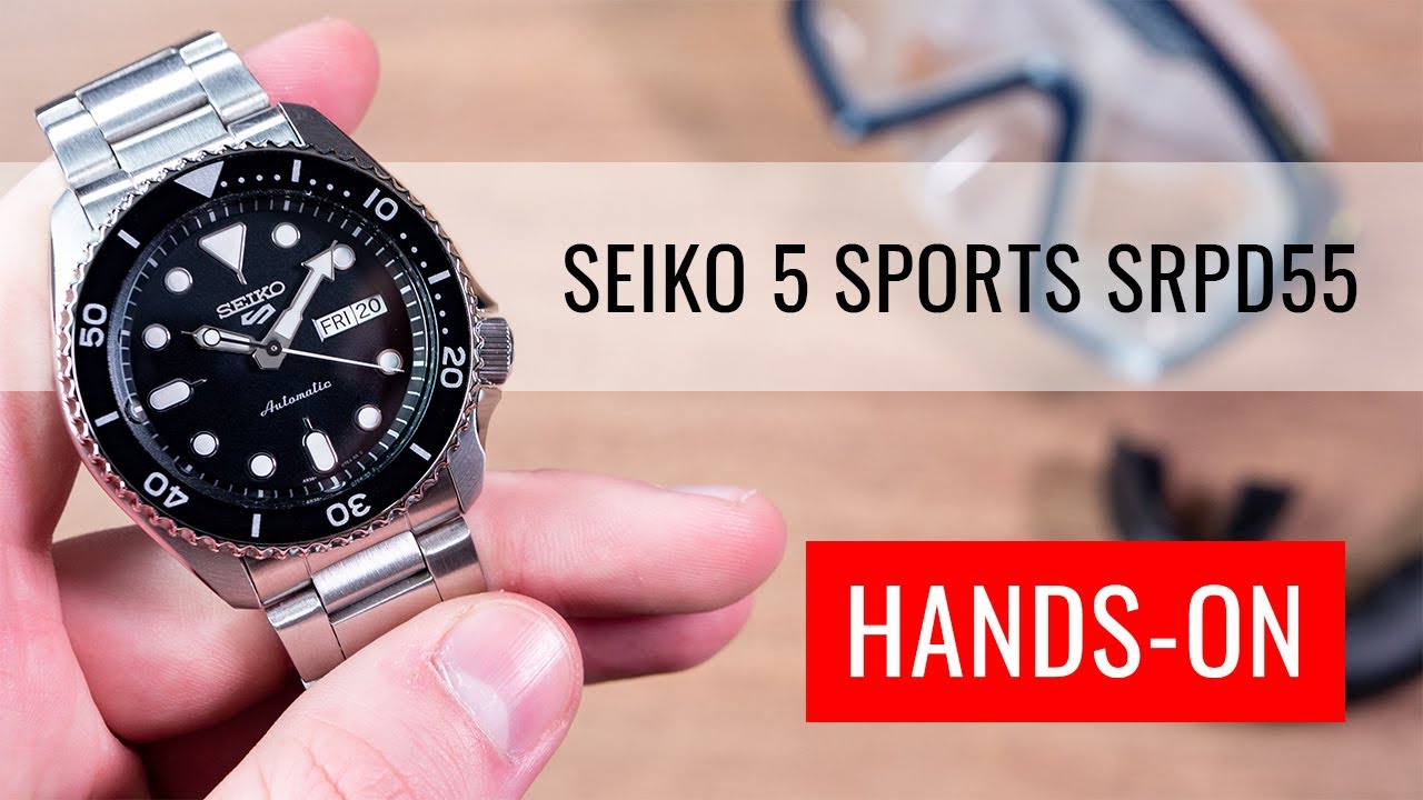 HANDS-ON: Seiko 5 Sports Automatic SRPD55K1 Sports Style 2019