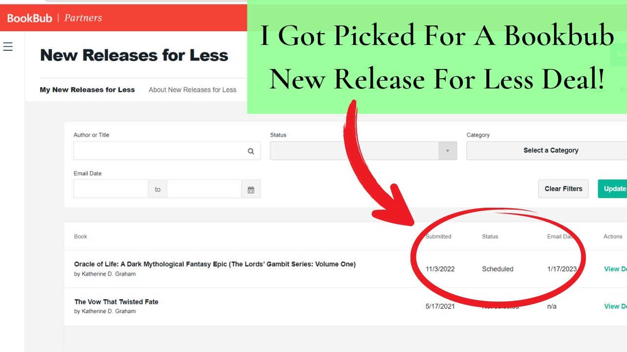 Was My Bookbub New Release for Less Deal Worth It?