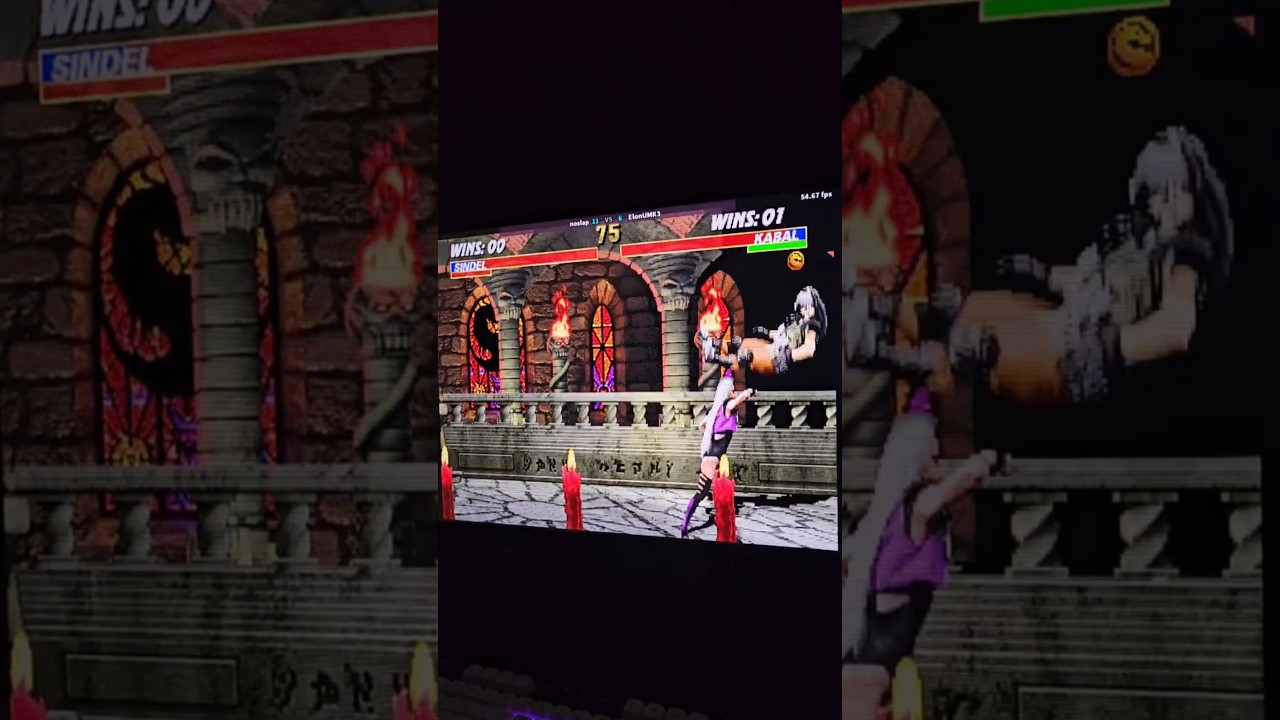 umk3 sindel corner infinite combo flight cancel online fightcade live pvp 150+ms wifi ping noslap
