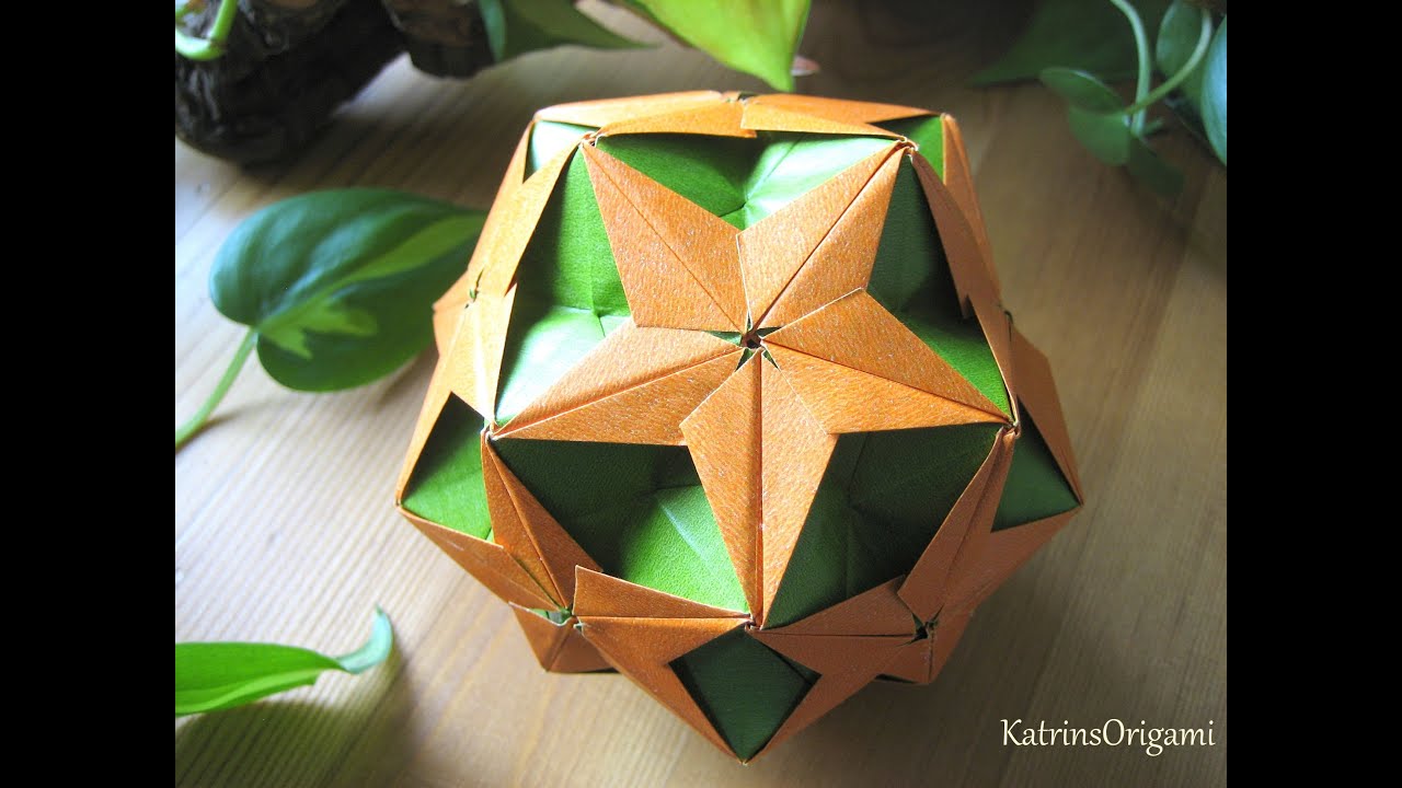 Origami ✿ Chamomile Star ✿ Kusudama